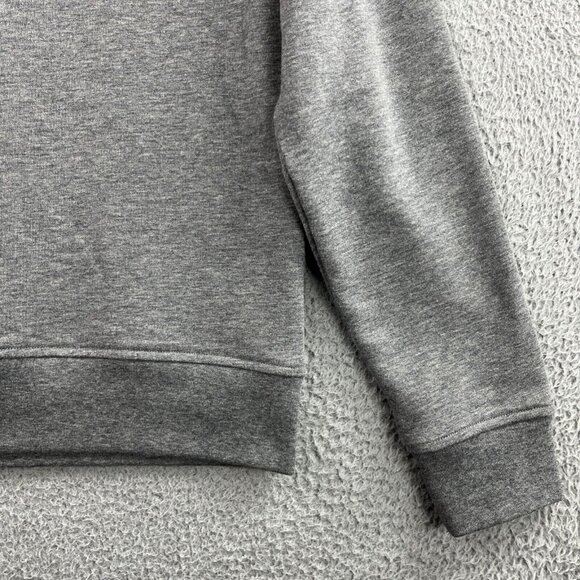 Revtown 1/4 Zip Fleece Pullover Mens Medium Gray Mock Neck Comfort Minimalist - Picture 11 of 16